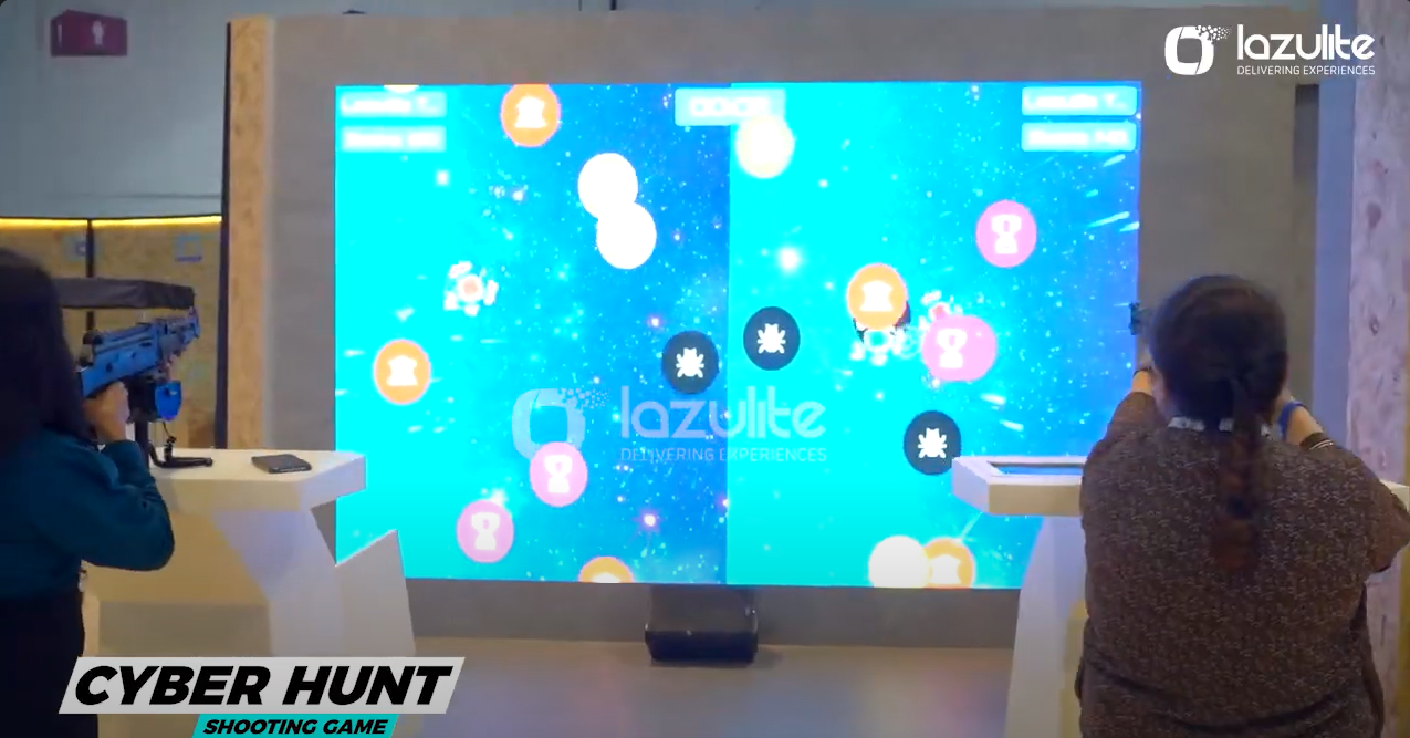 Cyber Hunt shooting game installation